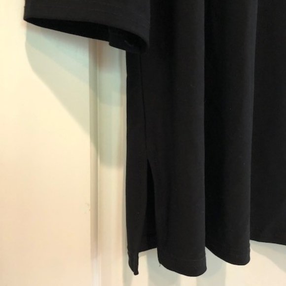 Valentina black tunic top size 1X - Picture 4 of 4